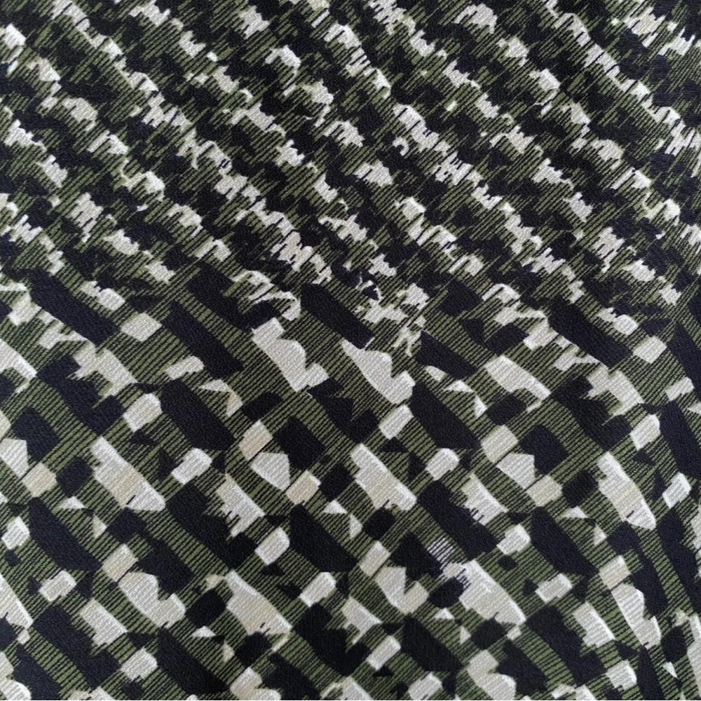 Who What Wear Top Womens Small Black Green Houndstooth Business Casual Office - Picture 12 of 13